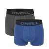 O'Neill boxerky - 2PACK 'PLAIN' sivá,modrá  4565