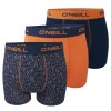 O'Neill boxerky - 3PACK 'LOGO' čierna,oranžová,s logom  4942