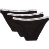 Calvin Klein nohavičky BIKINI - 3PACK 'CAROUSEL' čierne  001
