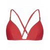 Calvin Klein dámske plavky - PODPRSENKA 'CORE SOLID' červená  622