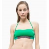 Calvin Klein dámske plavky - PODPRSENKA BANDEAU 'CORE ICON' zelená  307