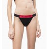 Calvin Klein dámske plavky - BRAZILKY 'CORE ICON' čierne  094