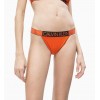 Calvin Klein dámske plavky - BRAZILKY 'CORE ICON' oranžové  659