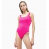 Calvin Klein dámske plavky - JEDNODIELNE 'INTENSE POWER' neónovo ružové  507