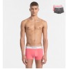 Calvin Klein boxerky - 2PACK 'MODERN COTTON' ružová,šedá  JXG