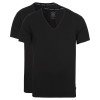 Calvin Klein pánske tričká s Véčkom - 2PACK 'MODERN COTTON' čierne  001