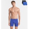 Calvin Klein boxerky s predlženým strihom - 3PACK 'COTTON STRETCH' modrá,tmavomodrá,čierna  1KU