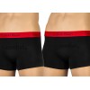 Calvin Klein boxerky - 2PACK 'PRO STRETCH' čierne s červeným pásom  IXY