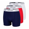 Calvin Klein boxerky predlžené - 3PACK 'COTTON STRETCH' biela,modrá,červená  103